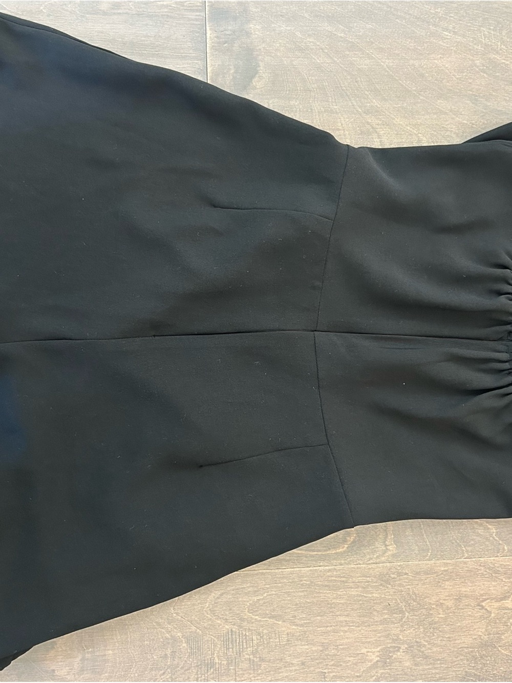 TCEC Black Strapless Ruffle Romper - Picture 3 of 5